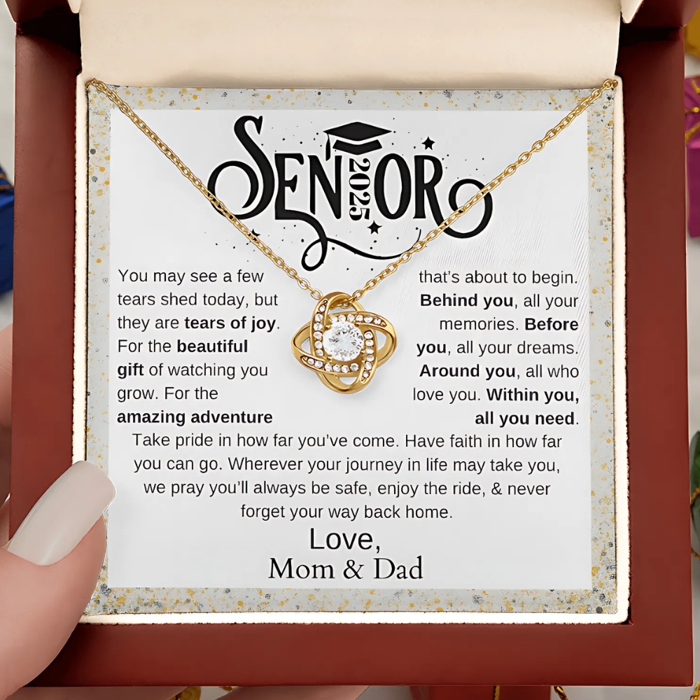Senior 2025 - Before You All Your Dreams - Love Knot Necklace
