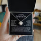 TO MY BEAUTIFUL DAUGHTER | LOVE KNOT NECKLACE
