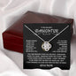 TO MY BEAUTIFUL DAUGHTER | LOVE KNOT NECKLACE