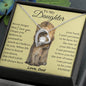 To My Daughter From Dad | Forever Love Necklace