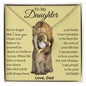 To My Daughter From Dad | Forever Love Necklace