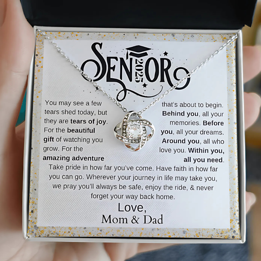 Senior 2025 - Before You All Your Dreams - Love Knot Necklace