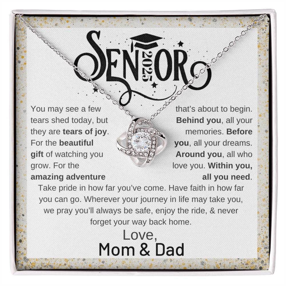 Senior 2025 - Before You All Your Dreams - Love Knot Necklace