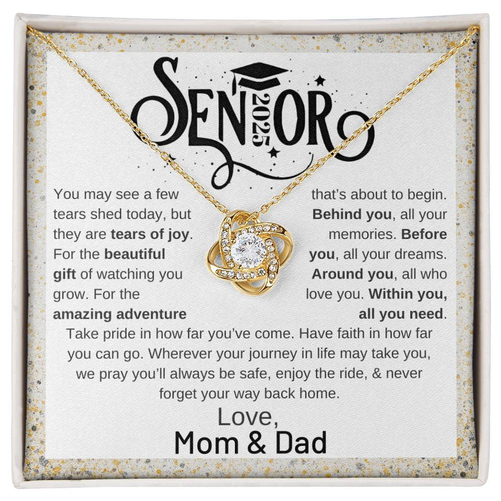 Senior 2025 - Before You All Your Dreams - Love Knot Necklace