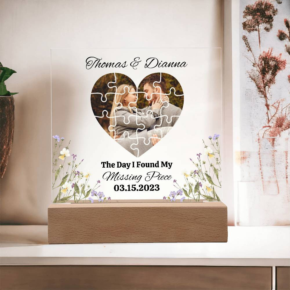 Personalized Missing Piece Acrylic Plaque