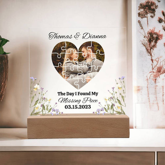 Personalized Missing Piece Acrylic Plaque