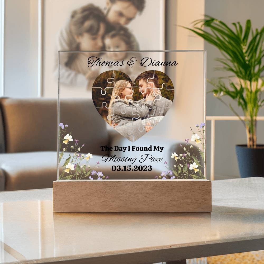 Personalized Missing Piece Acrylic Plaque