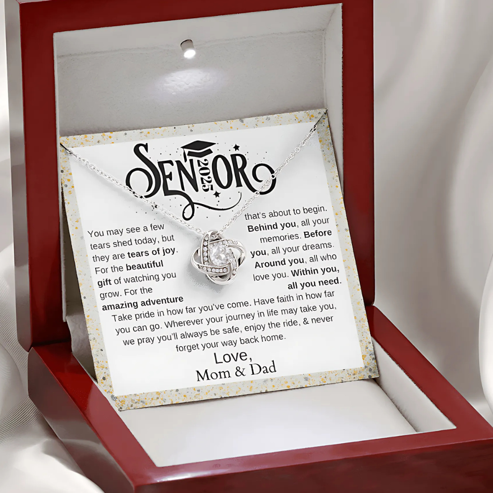 Senior 2025 - Before You All Your Dreams - Love Knot Necklace