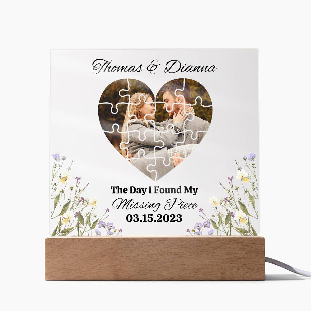 Personalized Missing Piece Acrylic Plaque
