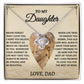 "BELIEVE IN YOURSELF" LOVE KNOT NECKLACE - DAUGHTER GIFT