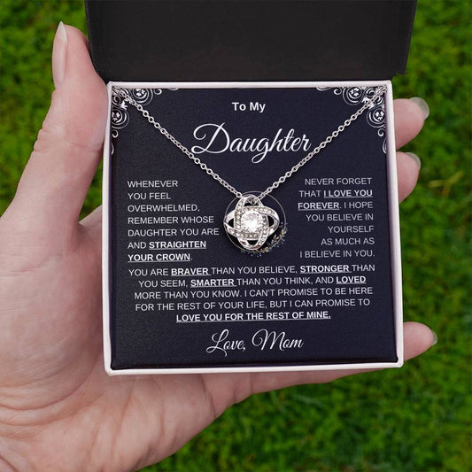 LOVE KNOT NECKLACE |TO MY DAUGHTER FROM MOM