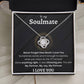To My Soulmate | Never Forget How Much I Love You | Love Knot Necklace