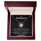 To My Soulmate | Never Forget How Much I Love You | Love Knot Necklace