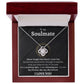To My Soulmate | Never Forget How Much I Love You | Love Knot Necklace