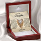 "BELIEVE IN YOURSELF" LOVE KNOT NECKLACE - DAUGHTER GIFT