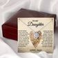 "BELIEVE IN YOURSELF" LOVE KNOT NECKLACE - DAUGHTER GIFT
