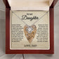 "BELIEVE IN YOURSELF" LOVE KNOT NECKLACE - DAUGHTER GIFT