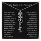 No Rain, No Flowers | Birth Flower Name Necklace