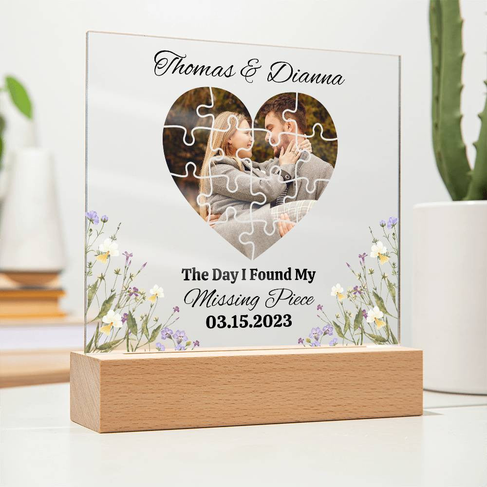 Personalized Missing Piece Acrylic Plaque