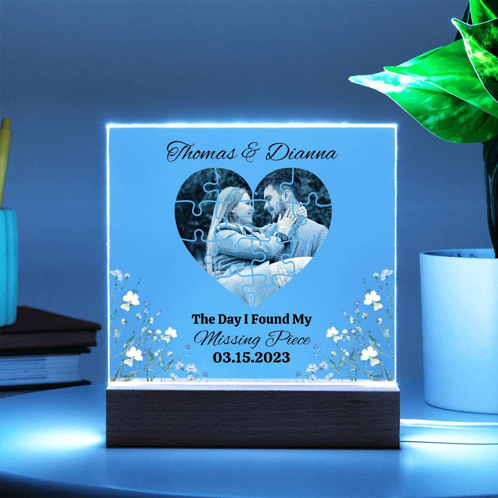 Personalized Missing Piece Acrylic Plaque