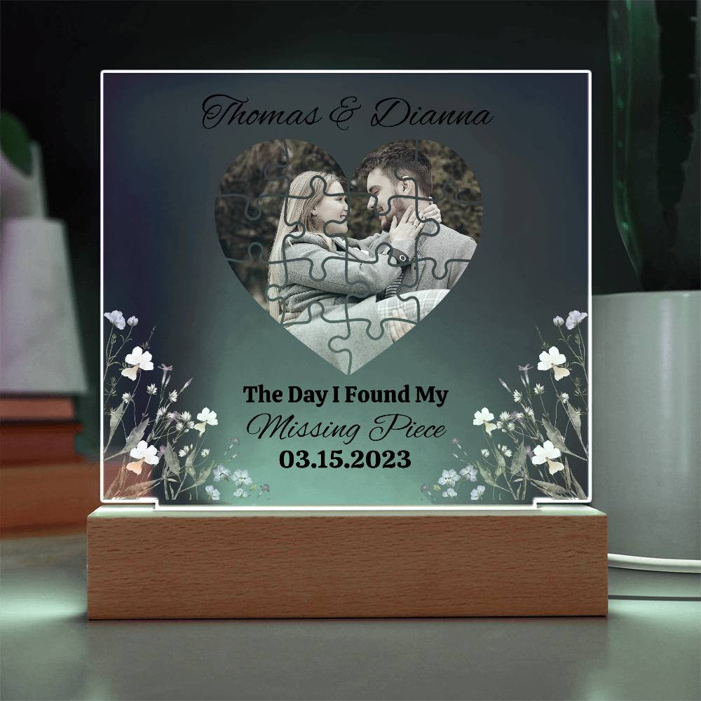 Personalized Missing Piece Acrylic Plaque