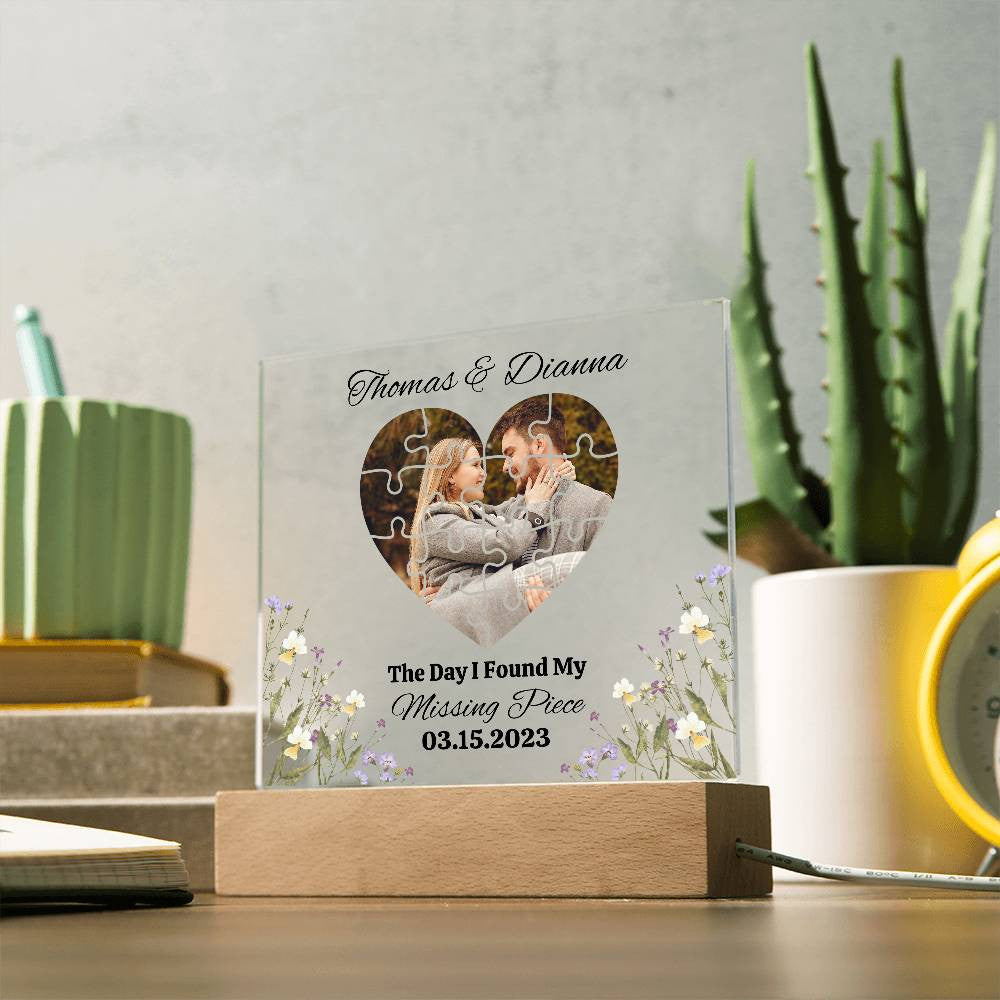 Personalized Missing Piece Acrylic Plaque