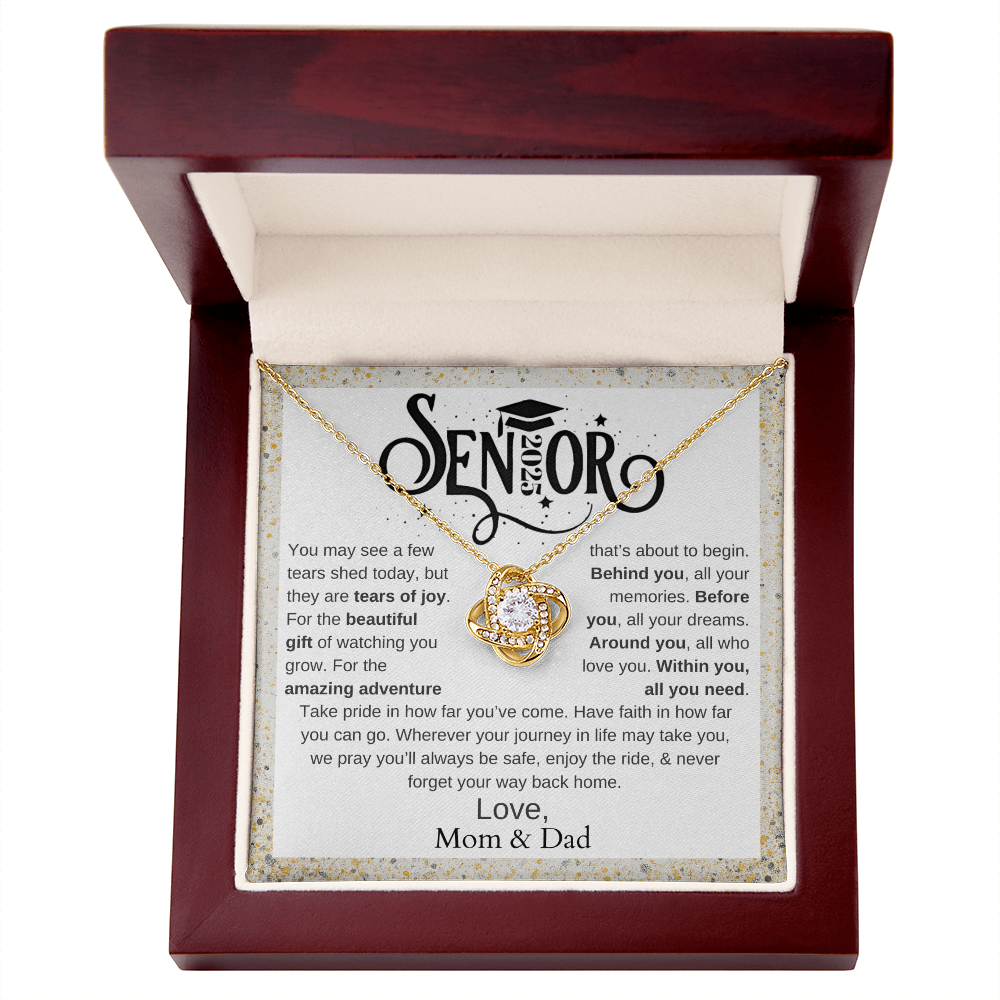 Senior 2025 - Before You All Your Dreams - Love Knot Necklace